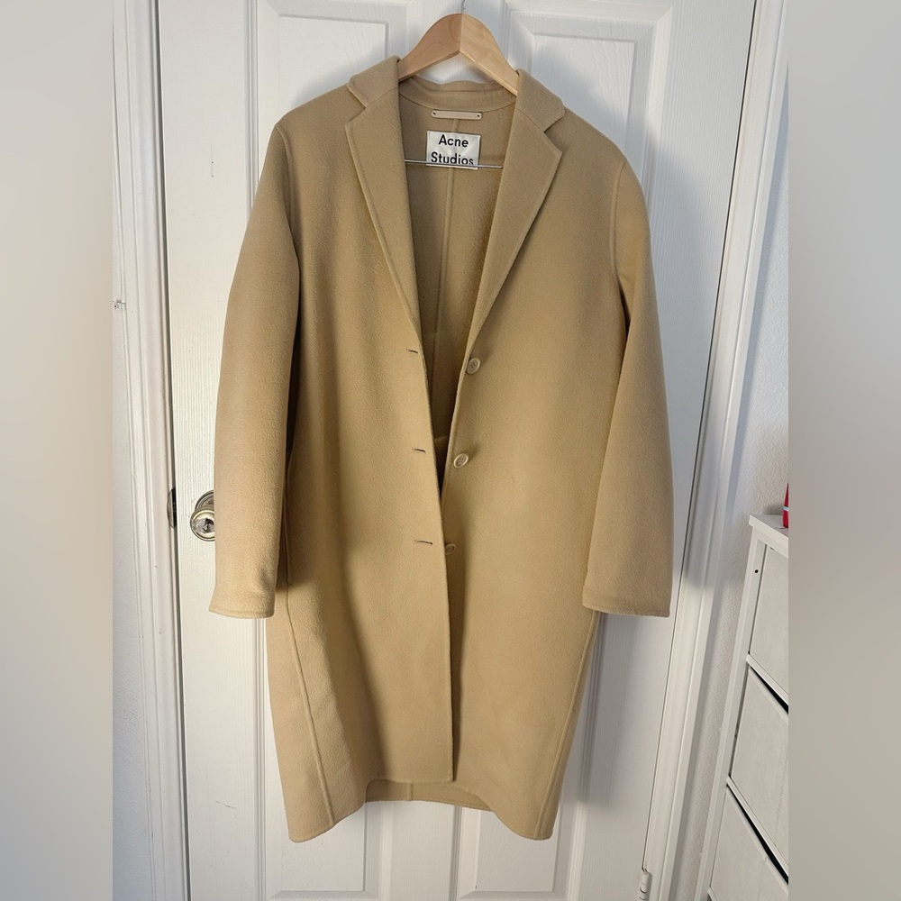 Acne Studios Camel Trench Coat